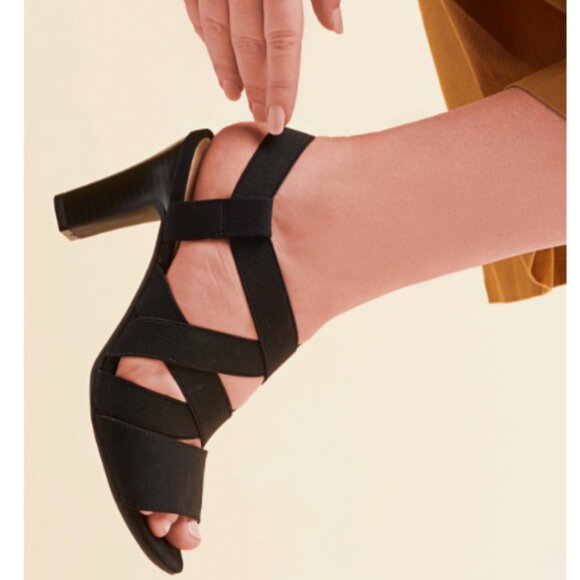 New LifeStride Open Toed Heeled Sandals, 9.5 - Picture 2 of 10